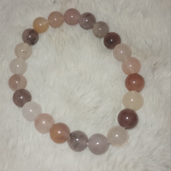 Multi-Stone Stretchy Bracelet - Picture 1 of 1